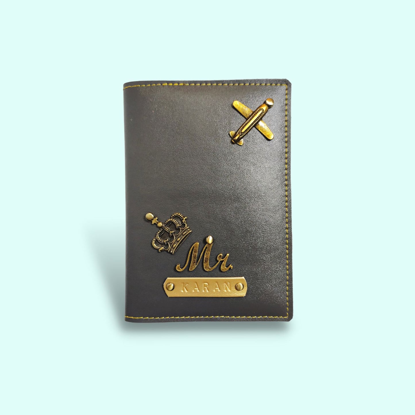 Personalized Classic Mr & Mrs Couple Passport Covers
