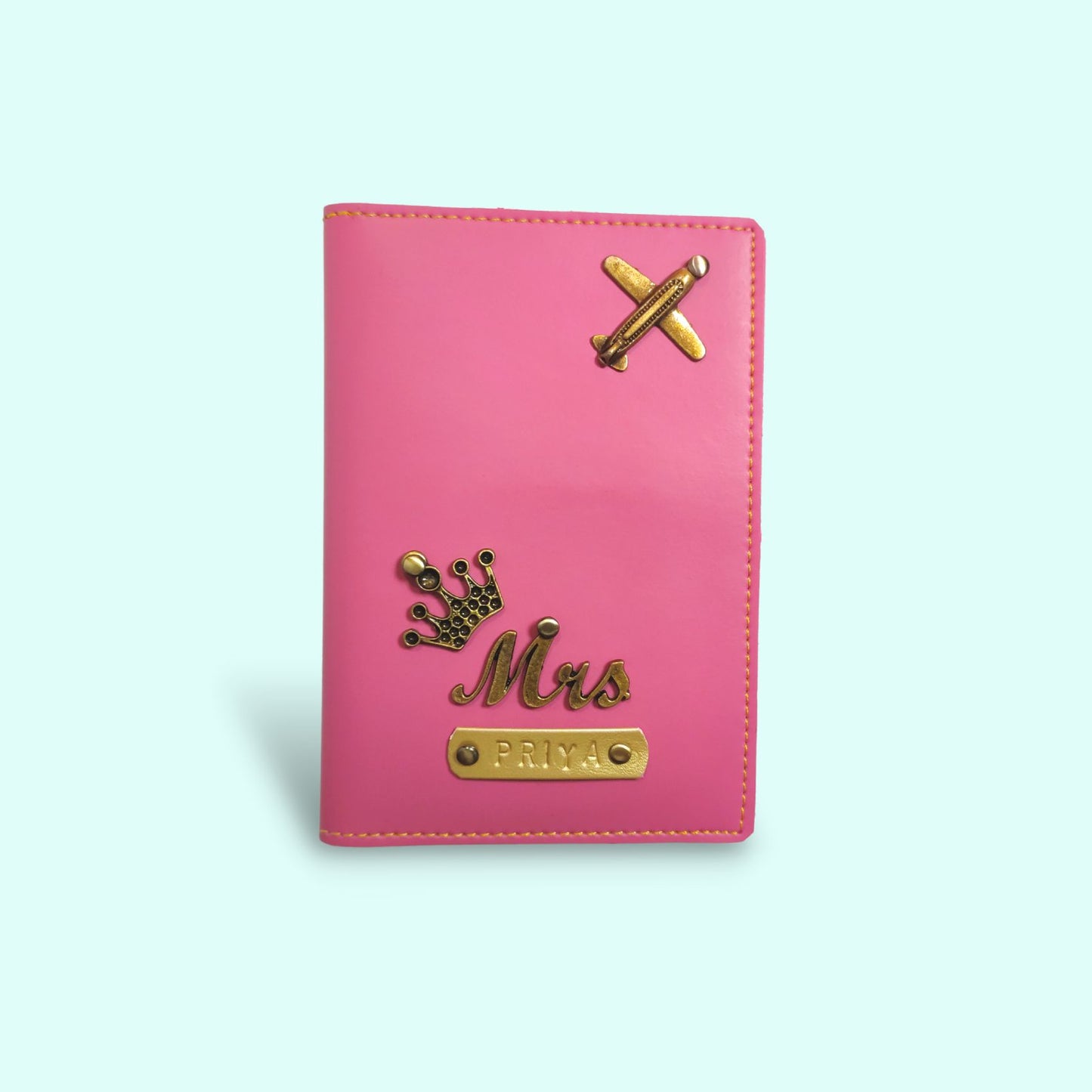 Personalized Classic Mr & Mrs Couple Passport Covers