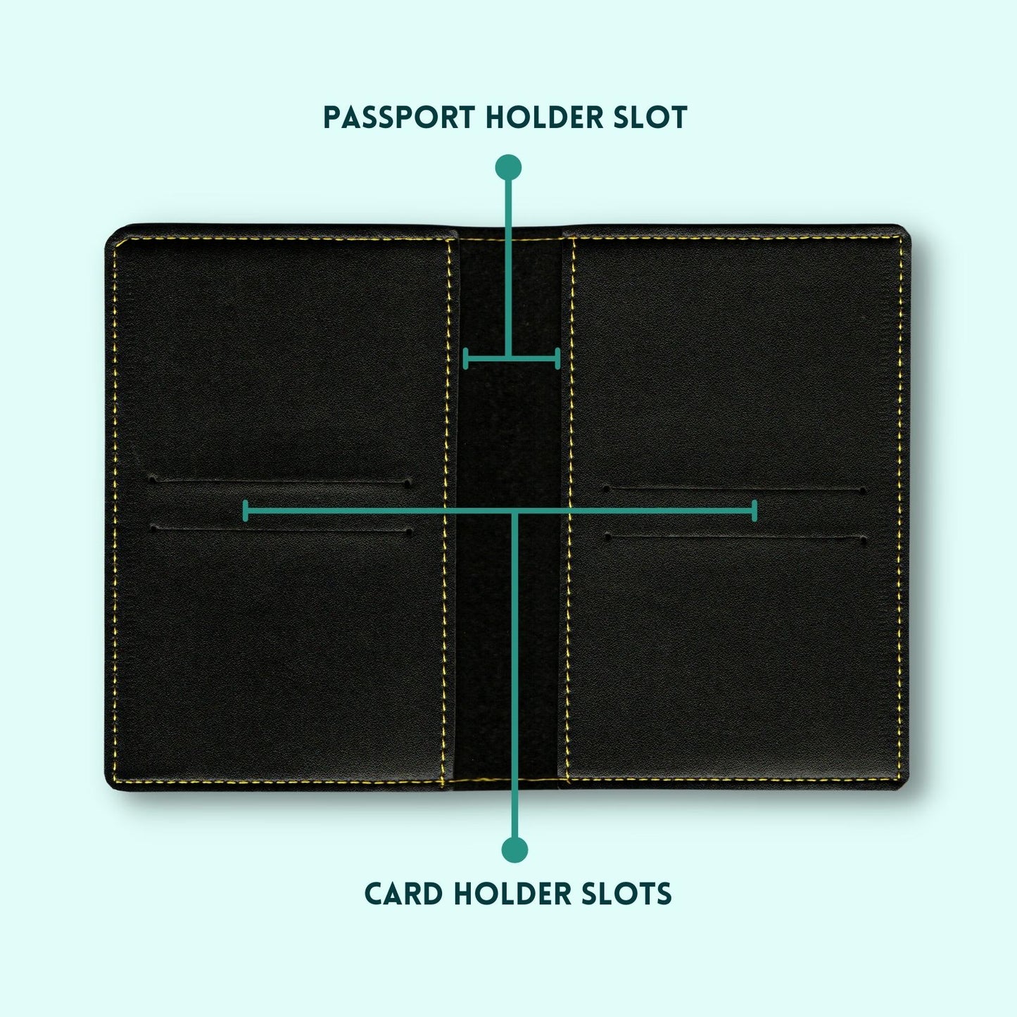 Personalized Advocate Passport Cover - Black