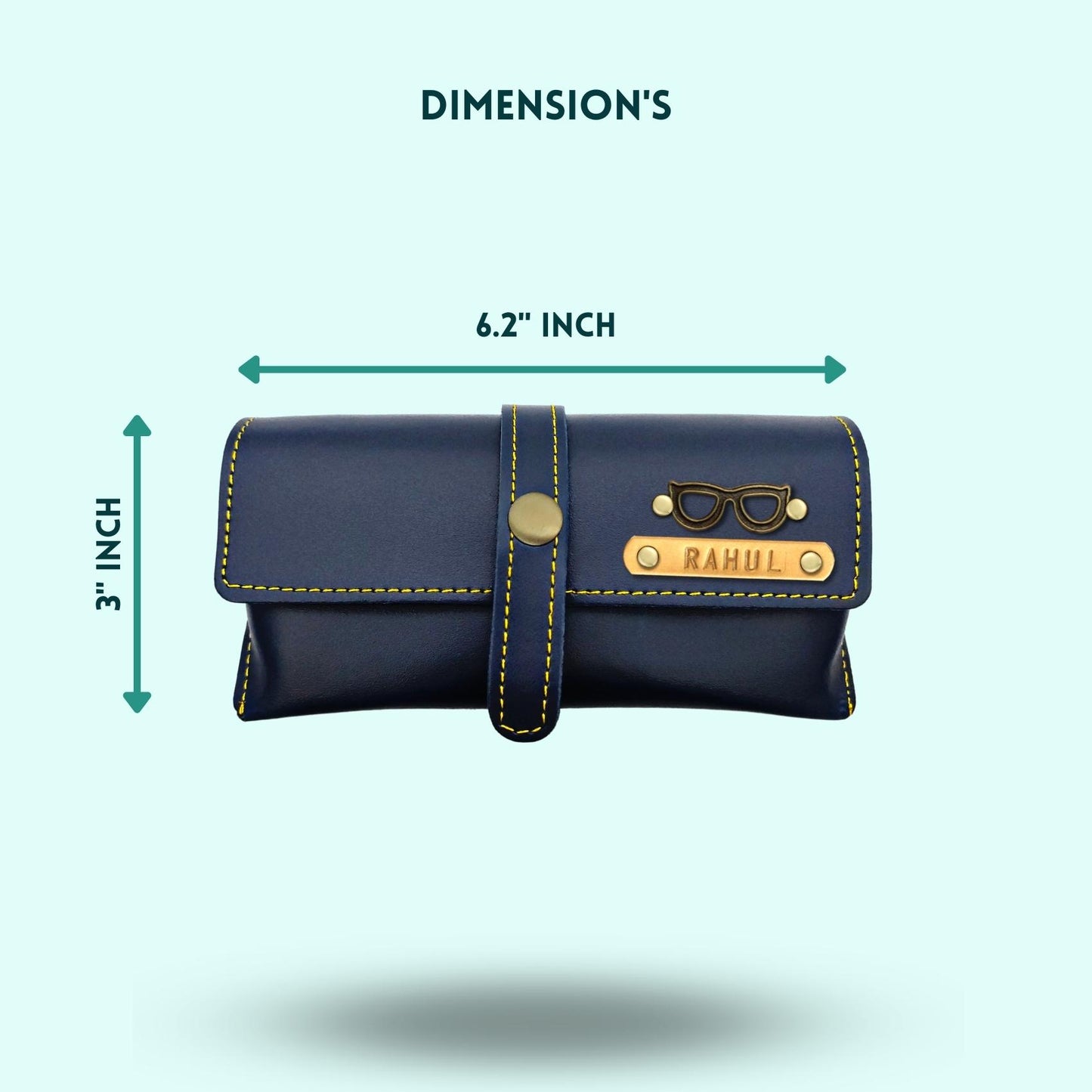 Personalized Eyewear Case - Blue