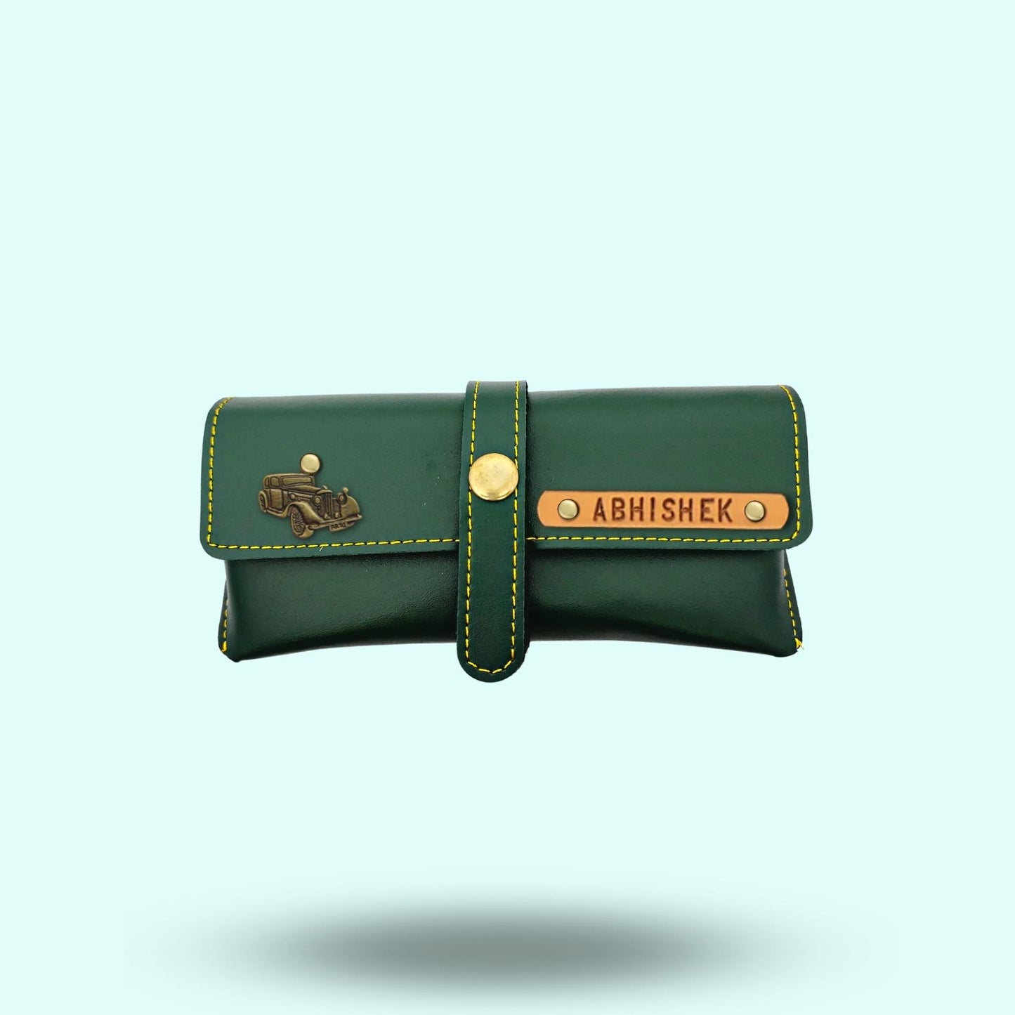 Personalized Eyewear Case - Green