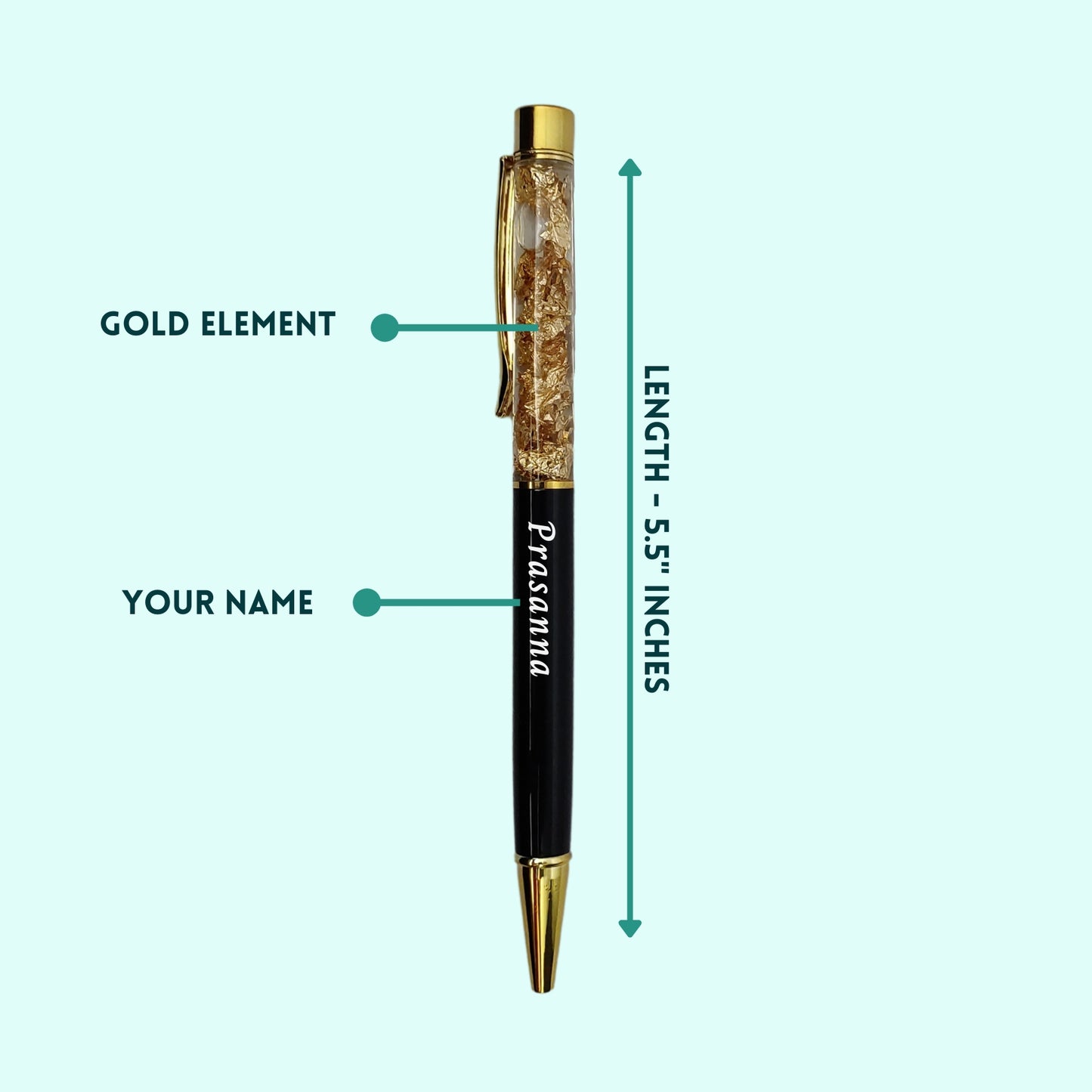 Personalized Gold Element Pen