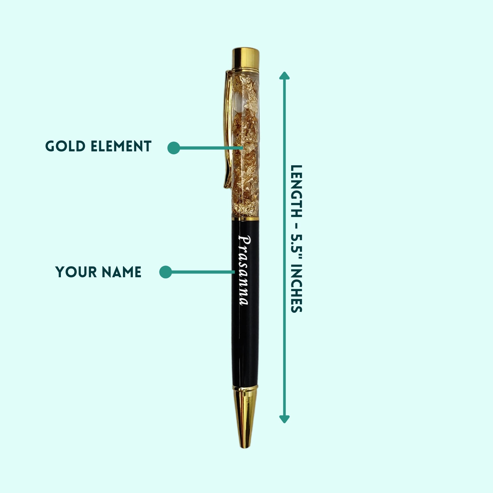 Personalized Gold Element Pen