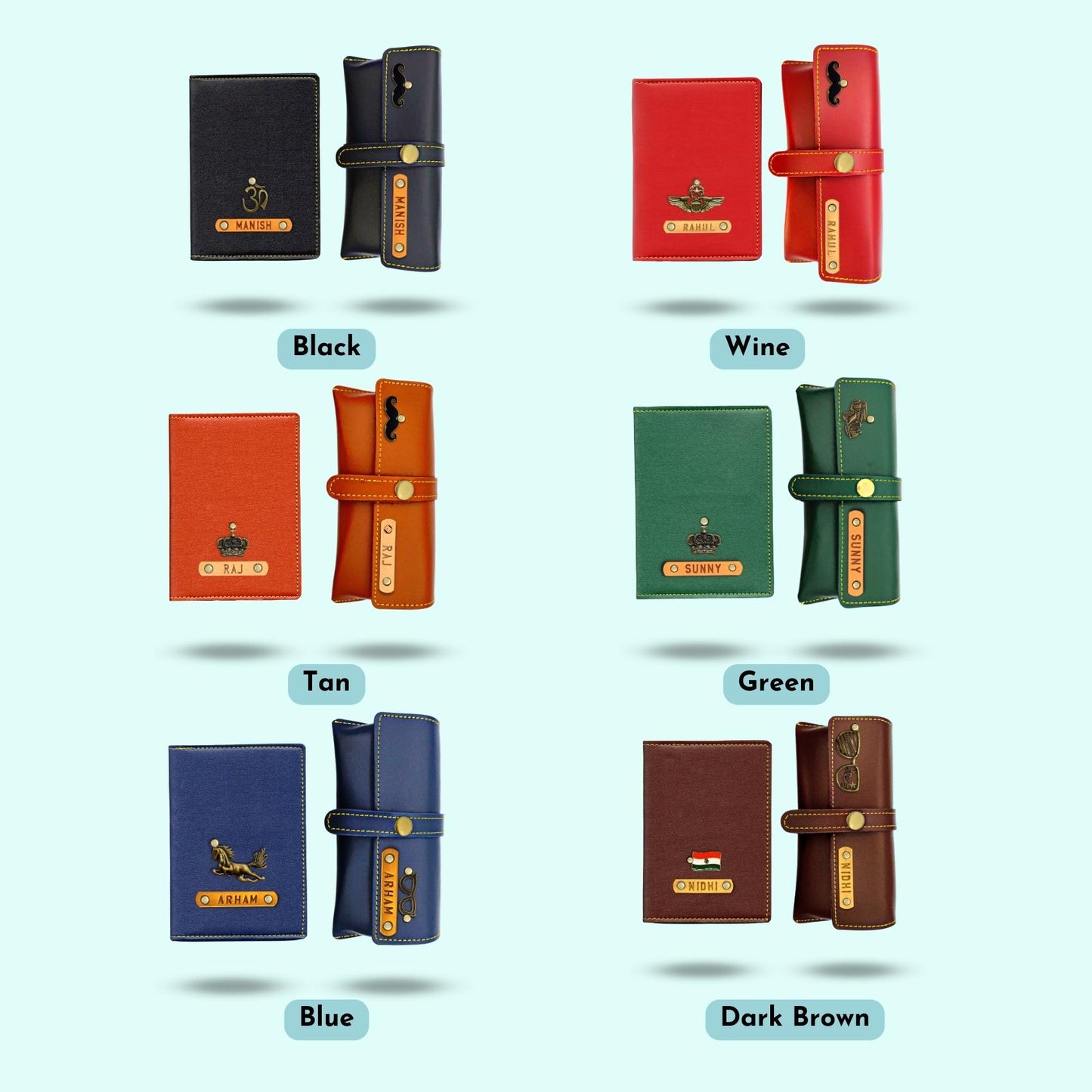 Personalized Essential 3-in-1 Travel Set - Includes 1 Free Keychain