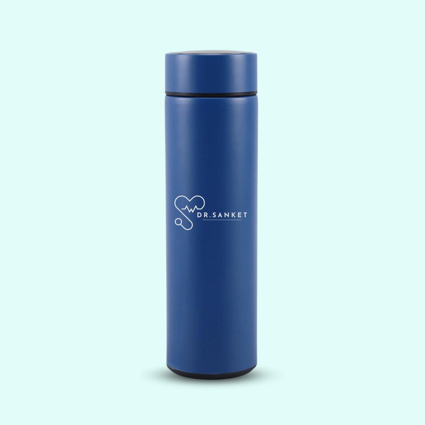 Personalized Temperature Water Bottle - Heart Doctor