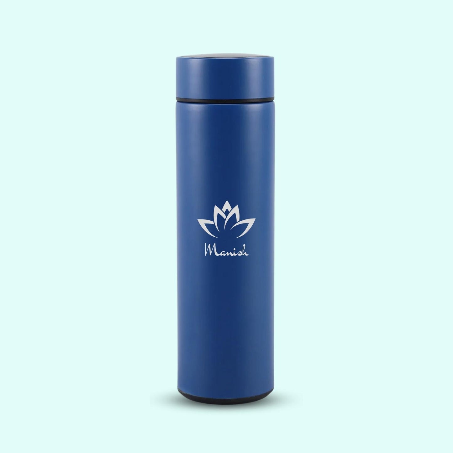 Personalized Temperature Water Bottle - Lous Flower