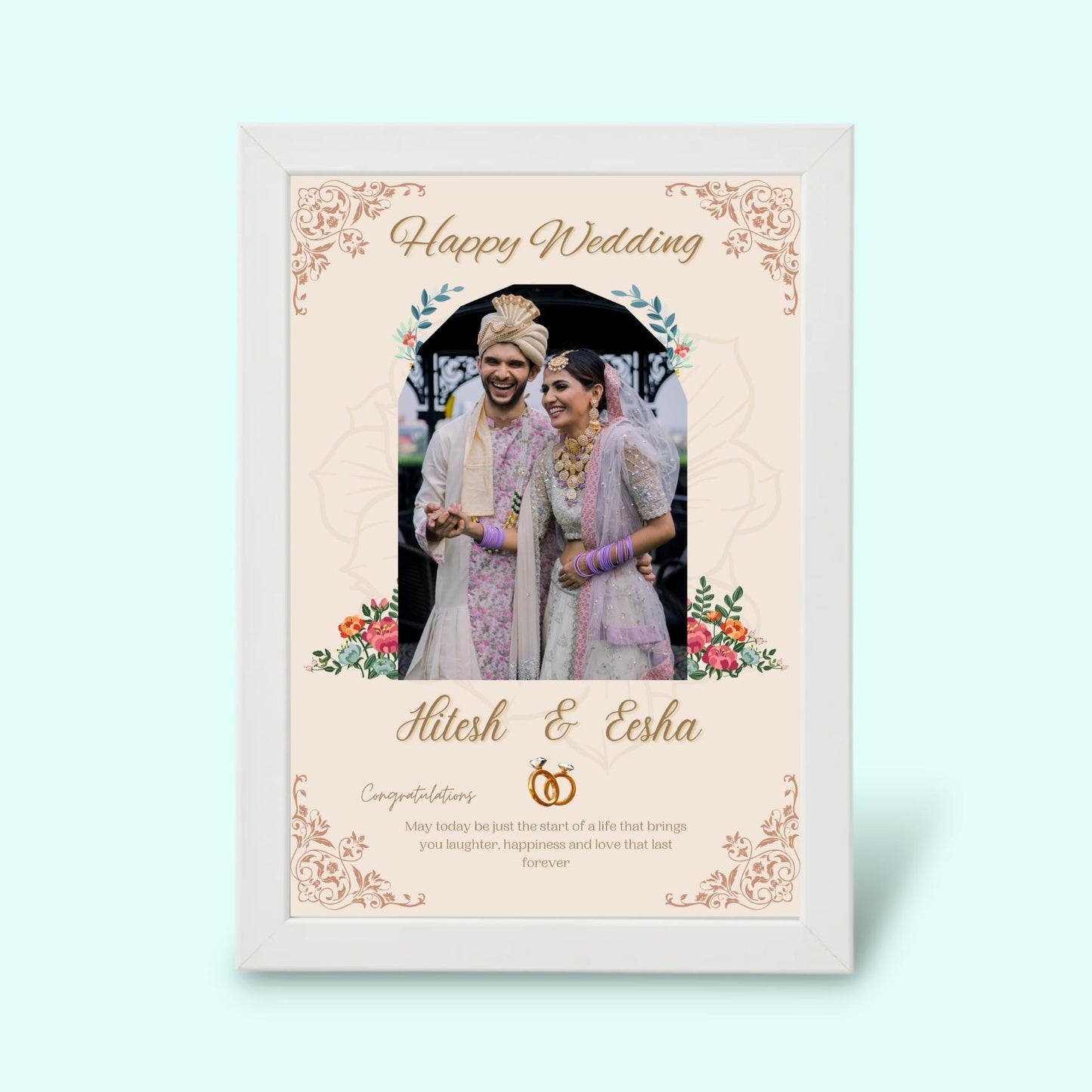 Personalized Weeding Frame - Best Gift