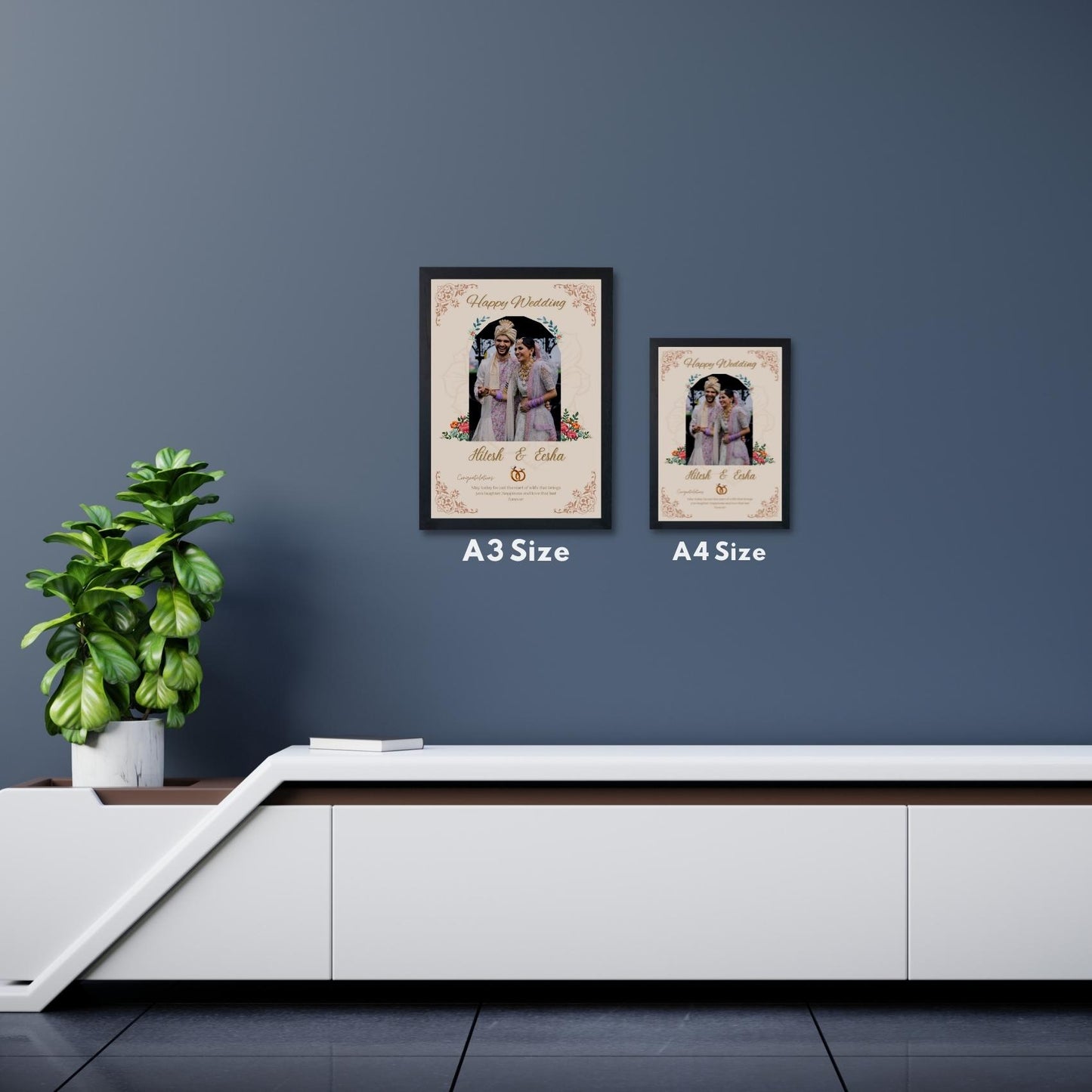 Personalized Weeding Frame - Best Gift