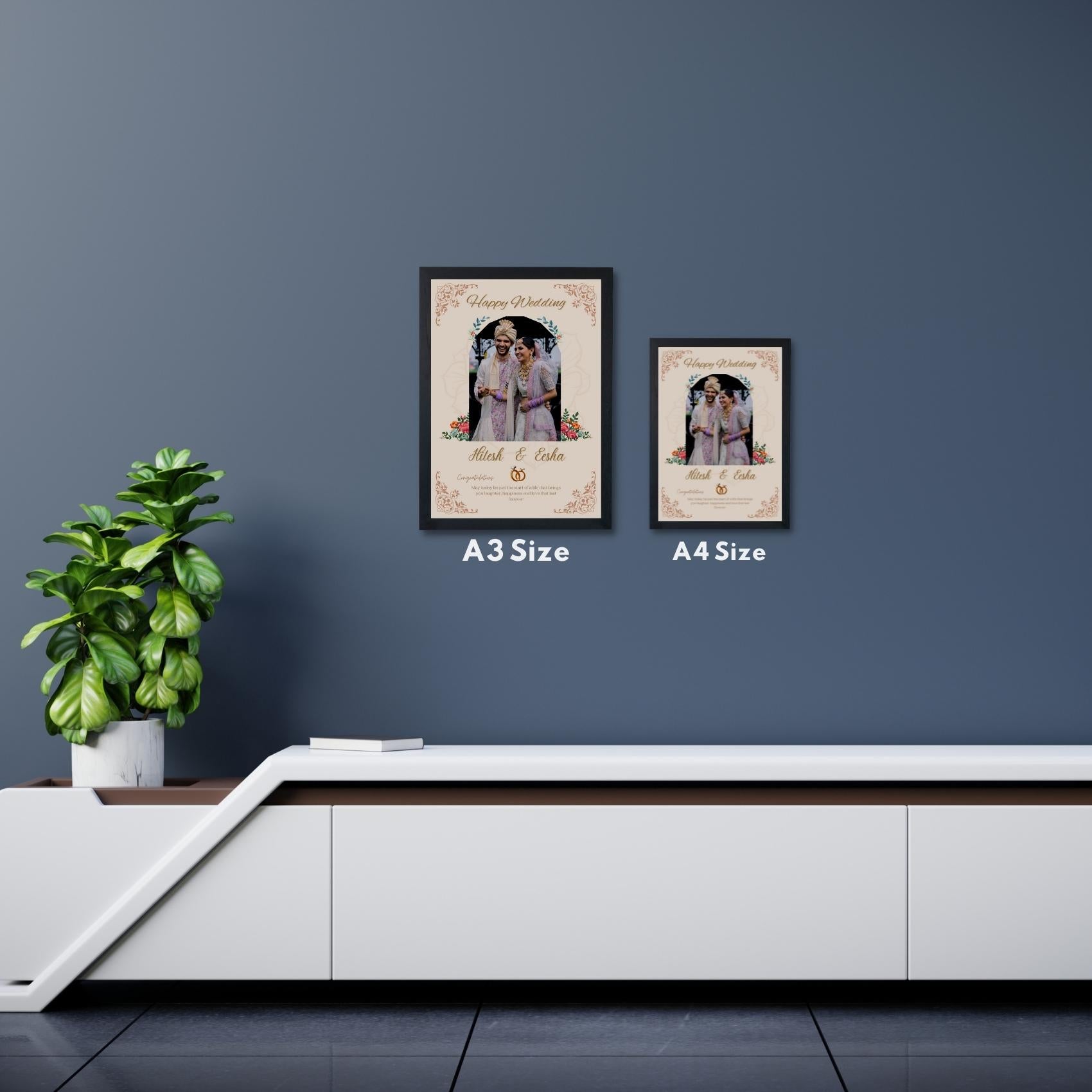 Personalized Weeding Frame - Best Gift