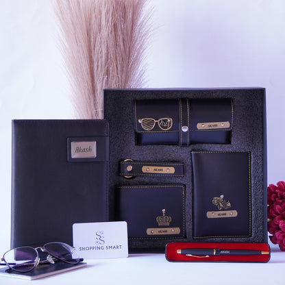 6 in 1 Gift Hamper for Men with Diary & Pen