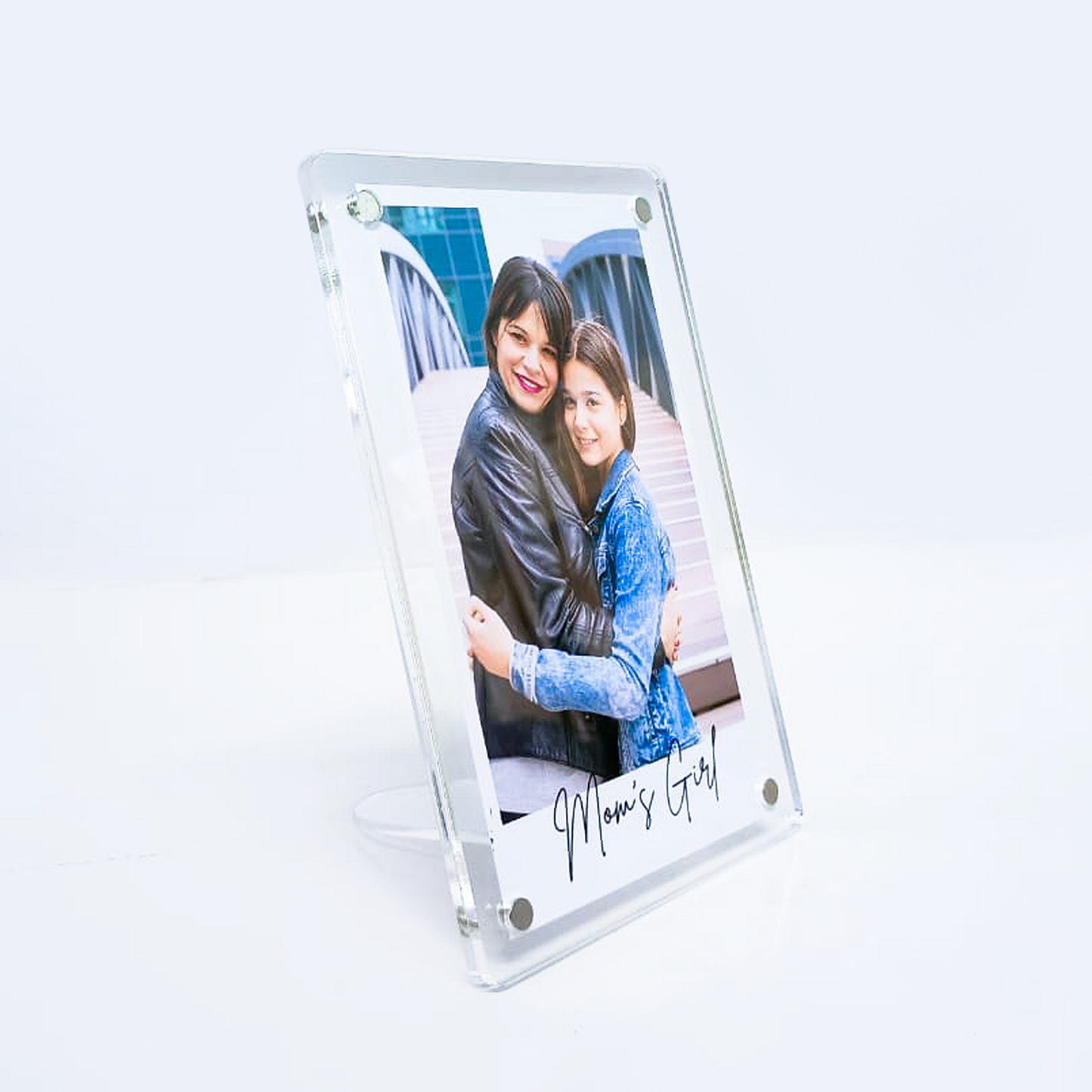 Acrylic Polaroid Fridge Magnetic Frame 6x4 Inch - Free Photo Customization