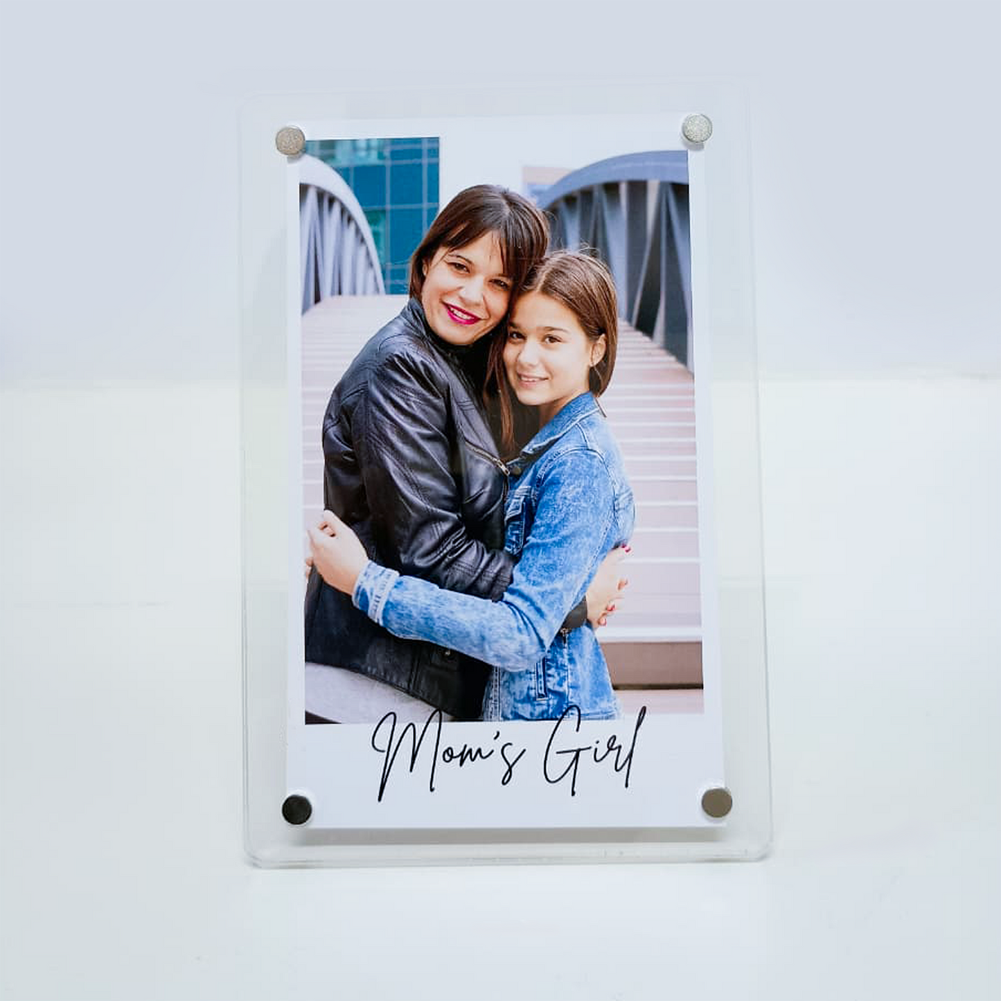 Acrylic Polaroid Fridge Magnetic Frame 6x4 Inch - Free Photo Customization