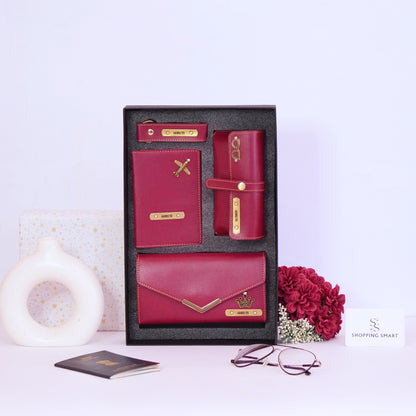 Personalized 4-in-1 Special Gift Hamper for Women - Includes 1 Free Sunglass Case