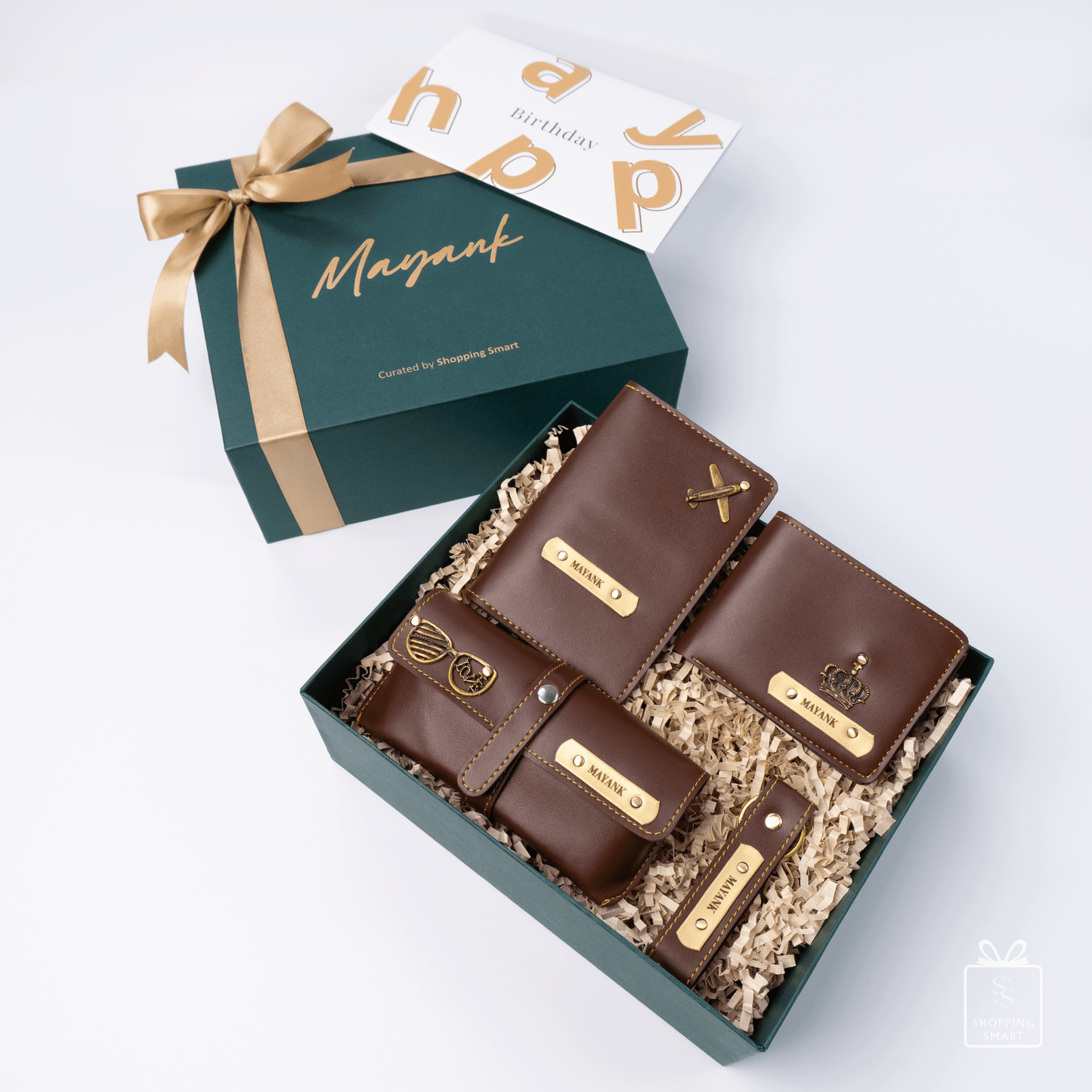 Personalized 4-in-1 Special Gift Hamper for Men - Includes 1 Free Sunglass Case