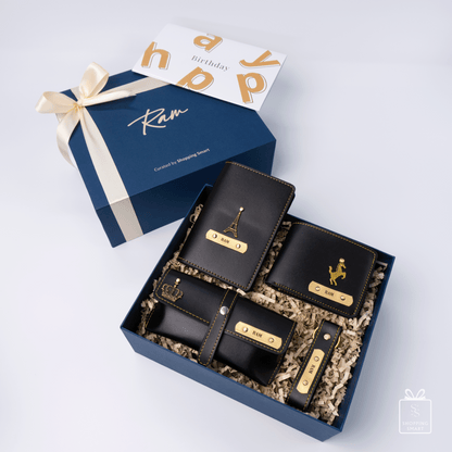 Personalized 4-in-1 Special Gift Hamper for Men - Includes 1 Free Sunglass Case
