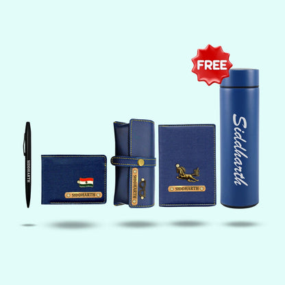 Personalized 5-in-1 Custom Gift Set for Men's - Includes Free Bottle