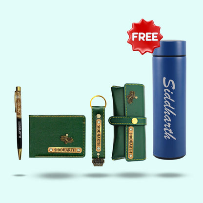 Personalized 5-in-1 Gift Set for Him - Includes 1 Free Bottle