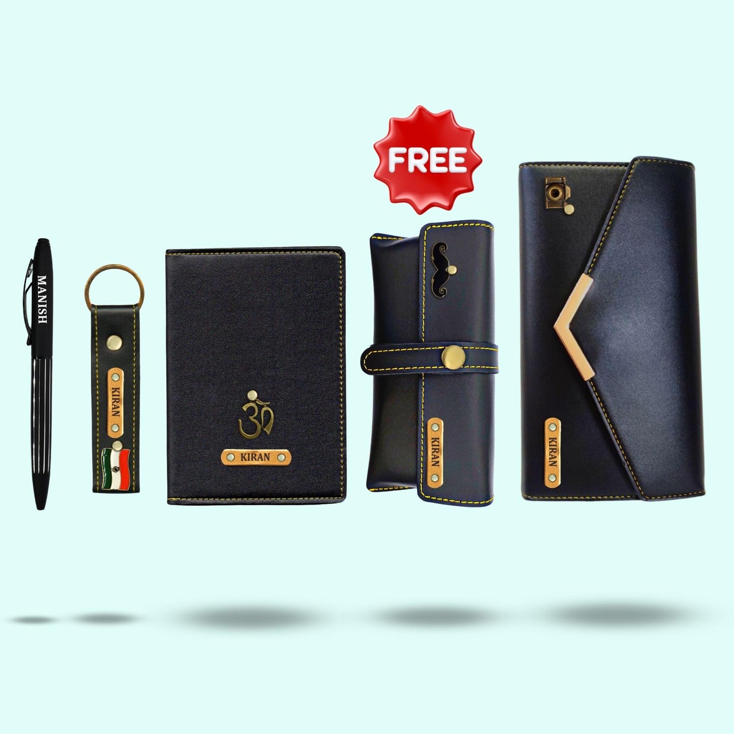 5-in-1 Personalized Special Combo for Women - Includes 1 Free Sunglass Case