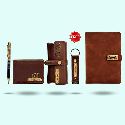 5 in 1 Gift Hamper for Men with Diary & Pen