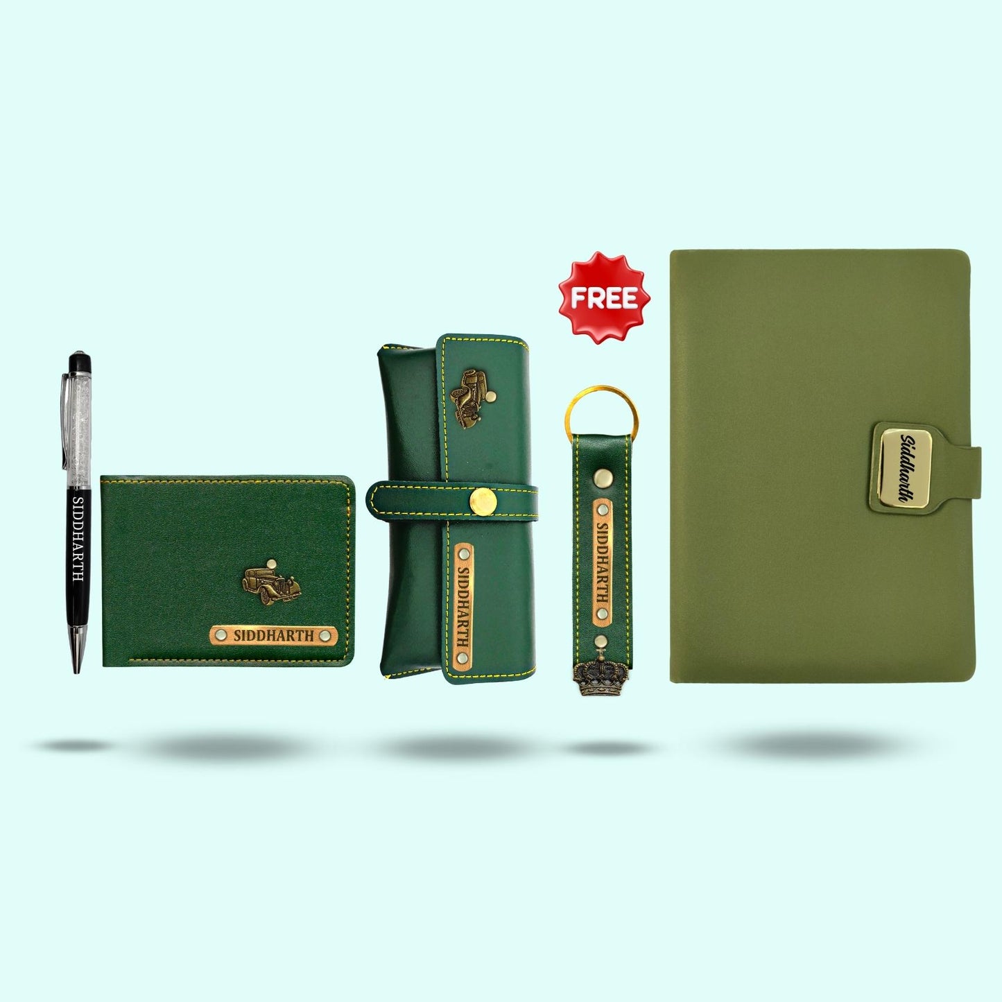 5 in 1 Gift Hamper for Men with Diary & Pen