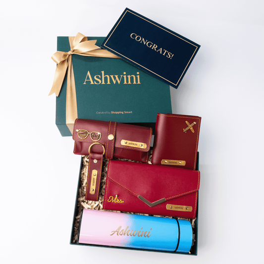 Personalized Gift Set Hamper for Women - Includes 1 Free Bottle