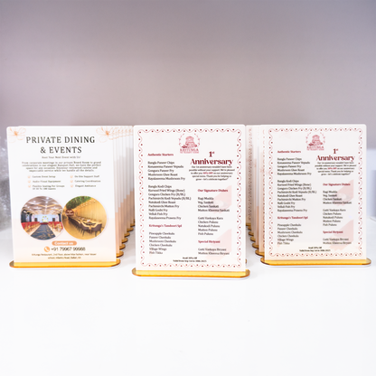 Acrylic Promotional Tabletop Display Stand