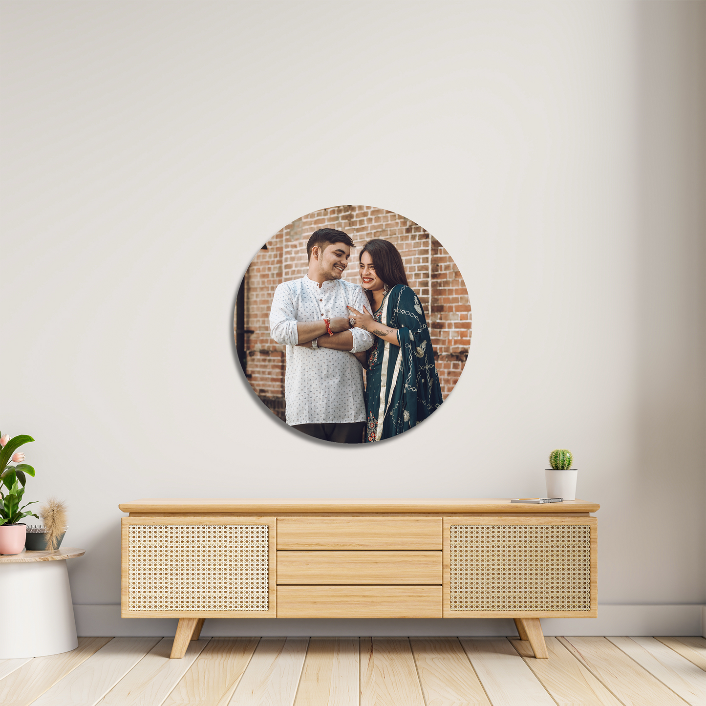 Premium Round Acrylic Photo Frame