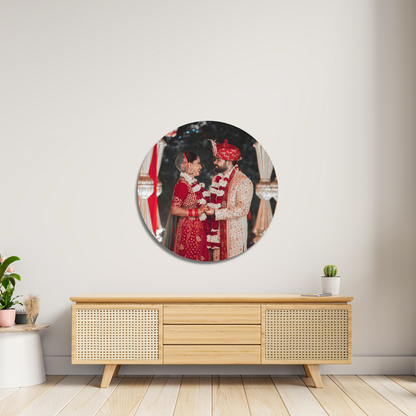 Premium Round Acrylic Photo Frame