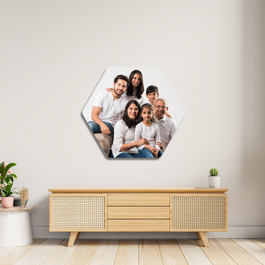 Premium Hexagon Acrylic Photo Frame