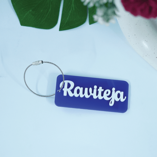 Personalized Acrylic Luggage Name Tag