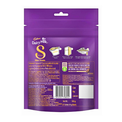 Cadbury Dairy Milk Silk Chocolate Mini Treats, 153 g