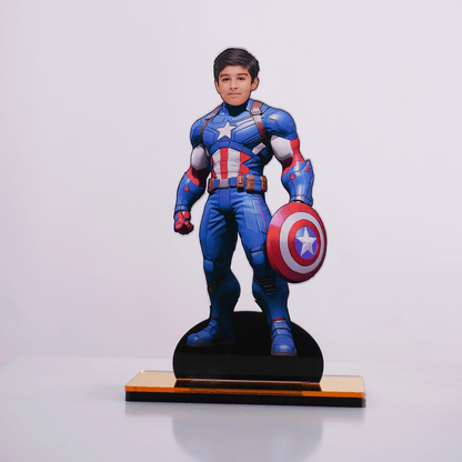 Personalized Captain America Mini Me