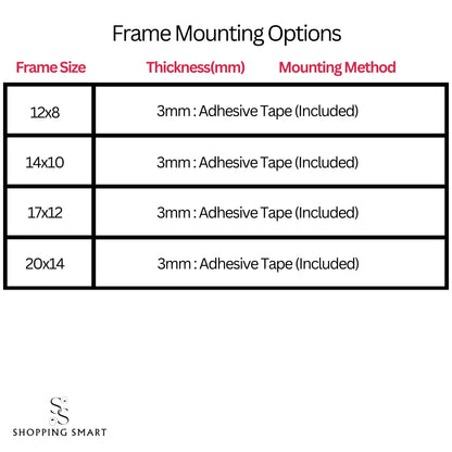 Framed Acrylic Photo Frames with UV Print - Portrait