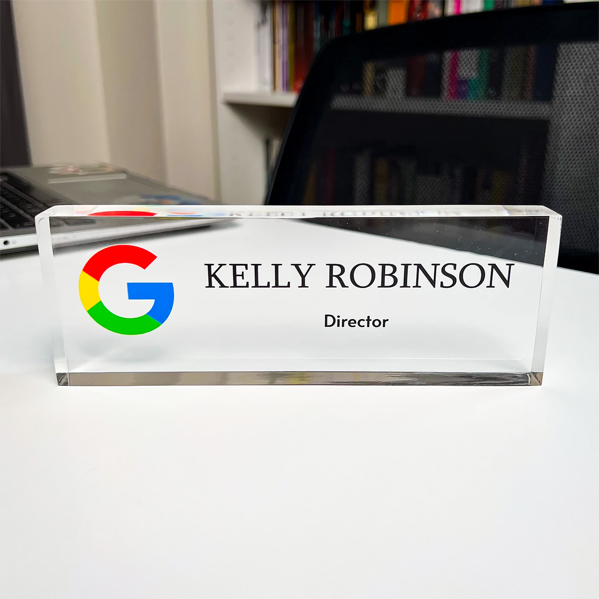 Custom Desk Name Plate With Your Brand Logo