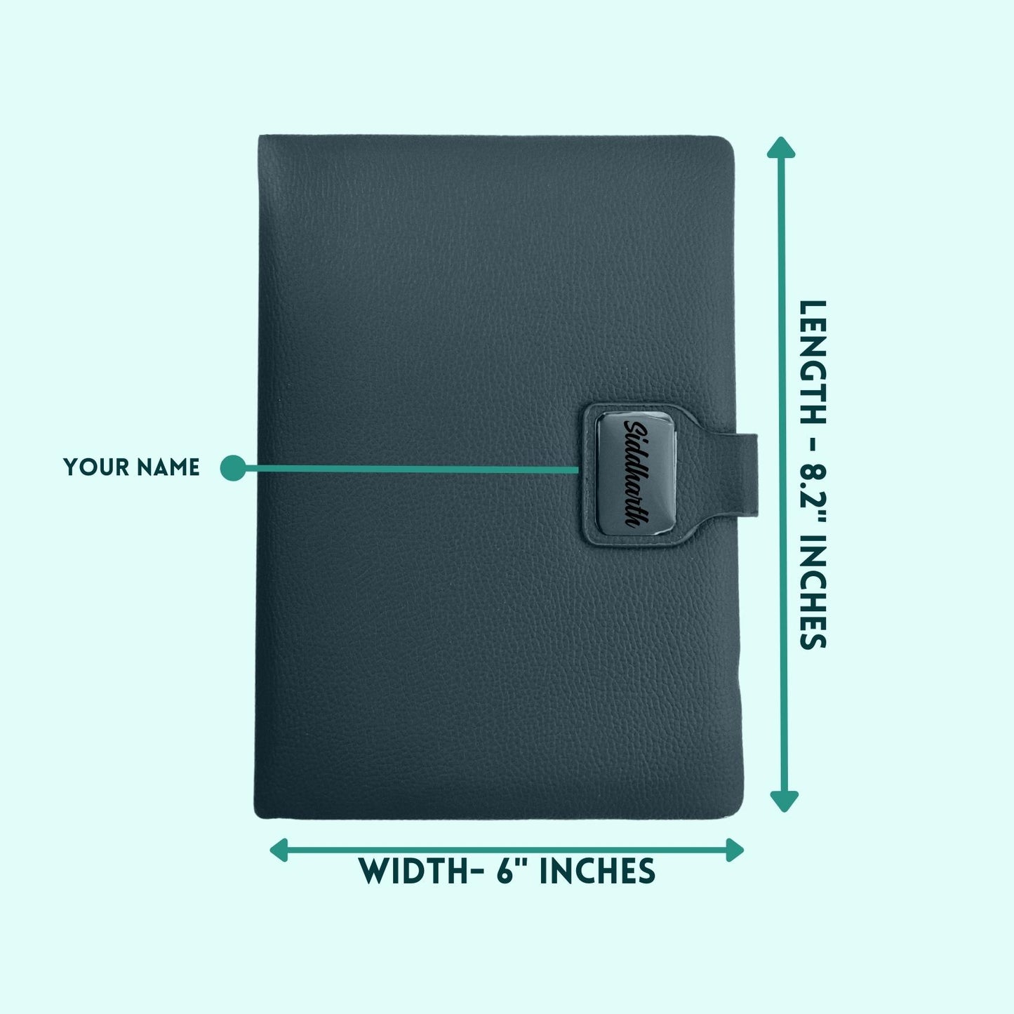 Personalised Essential Hamper for Men 5-in-1 - Men's wallet, Keychain, Diary, Pen & Free Bottle