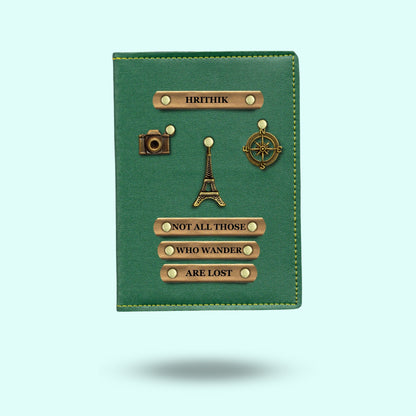 Personalised Passport Cover - Not All Those Who Wander Are Lost