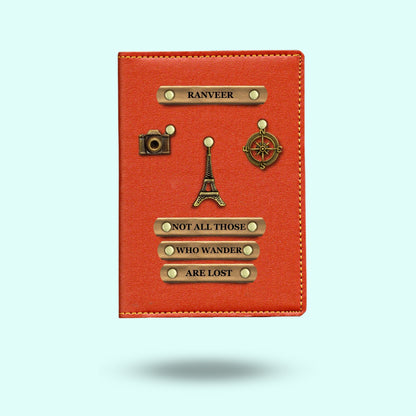 Personalised Passport Cover - Not All Those Who Wander Are Lost