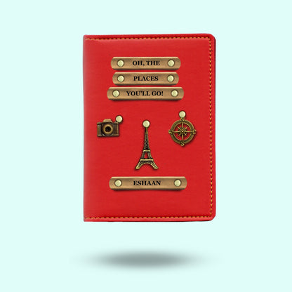 Personalised Passport Cover - Oh, The Places You'll Go!