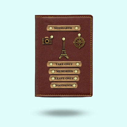Personalised Passport Cover - Take Only Memories Leave Only Footprints