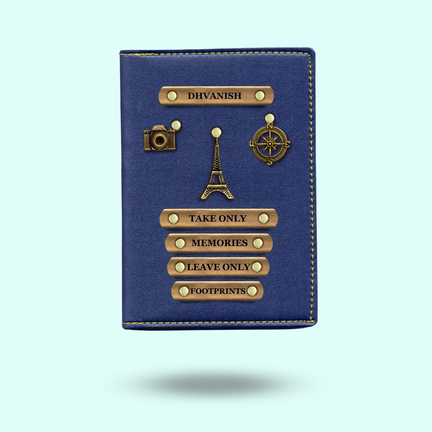 Personalised Passport Cover - Take Only Memories Leave Only Footprints