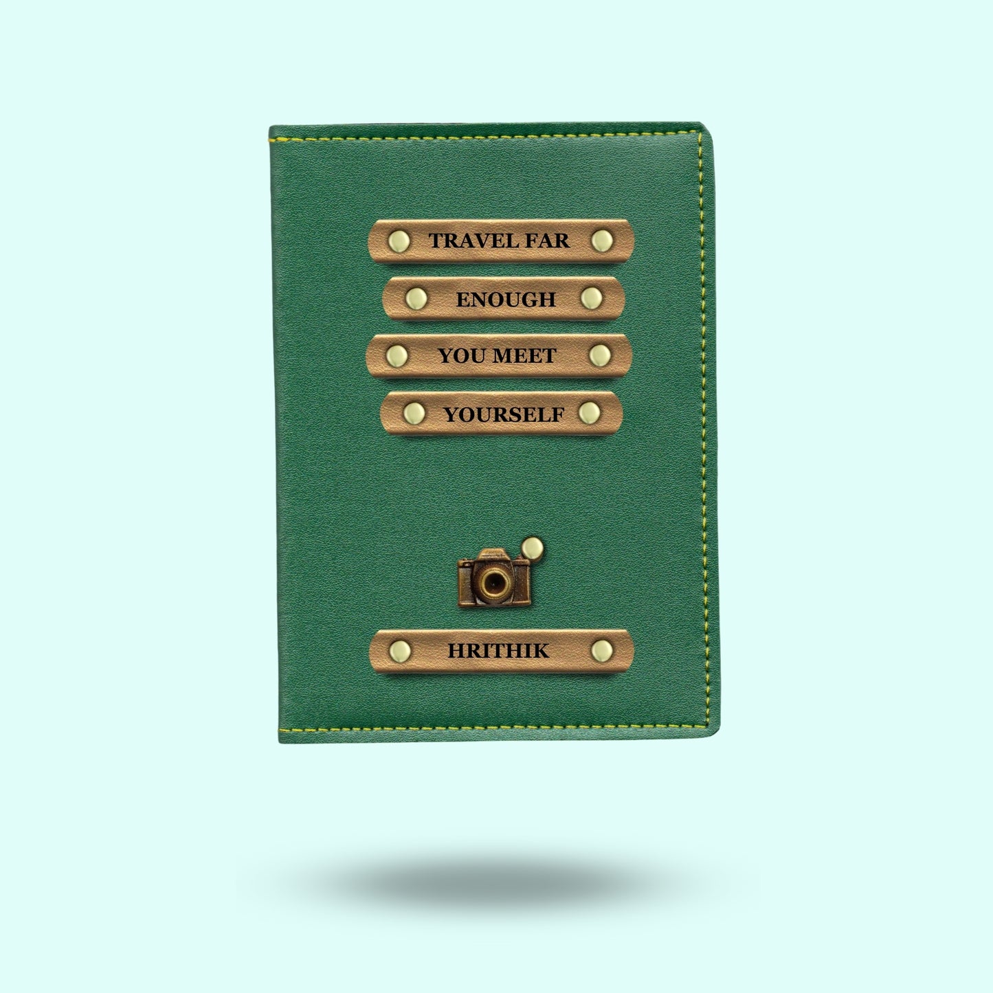 Personalised Passport Cover - Travel Far Enough, You Meet Yourself