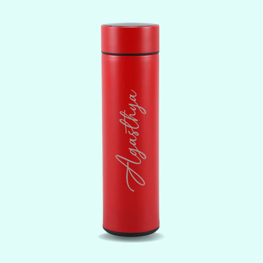 Lovely Personalized Temperature Water Bottle