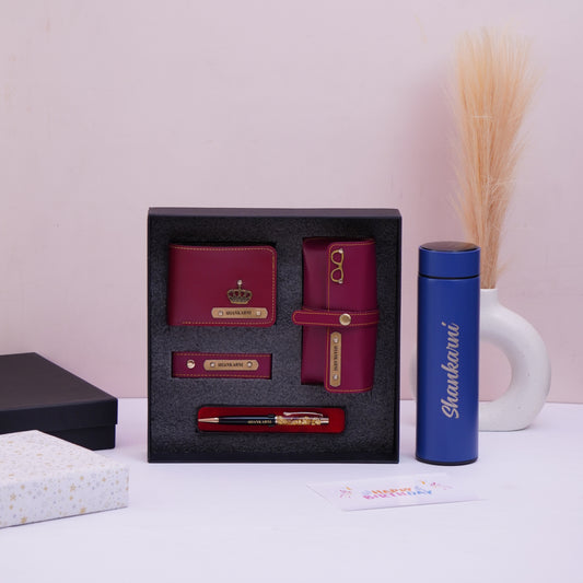 Personalized 5-in-1 Gift Set for Him - Includes 1 Free Bottle