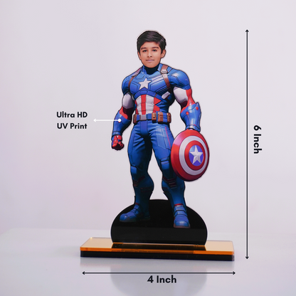 Personalized Captain America Mini Me