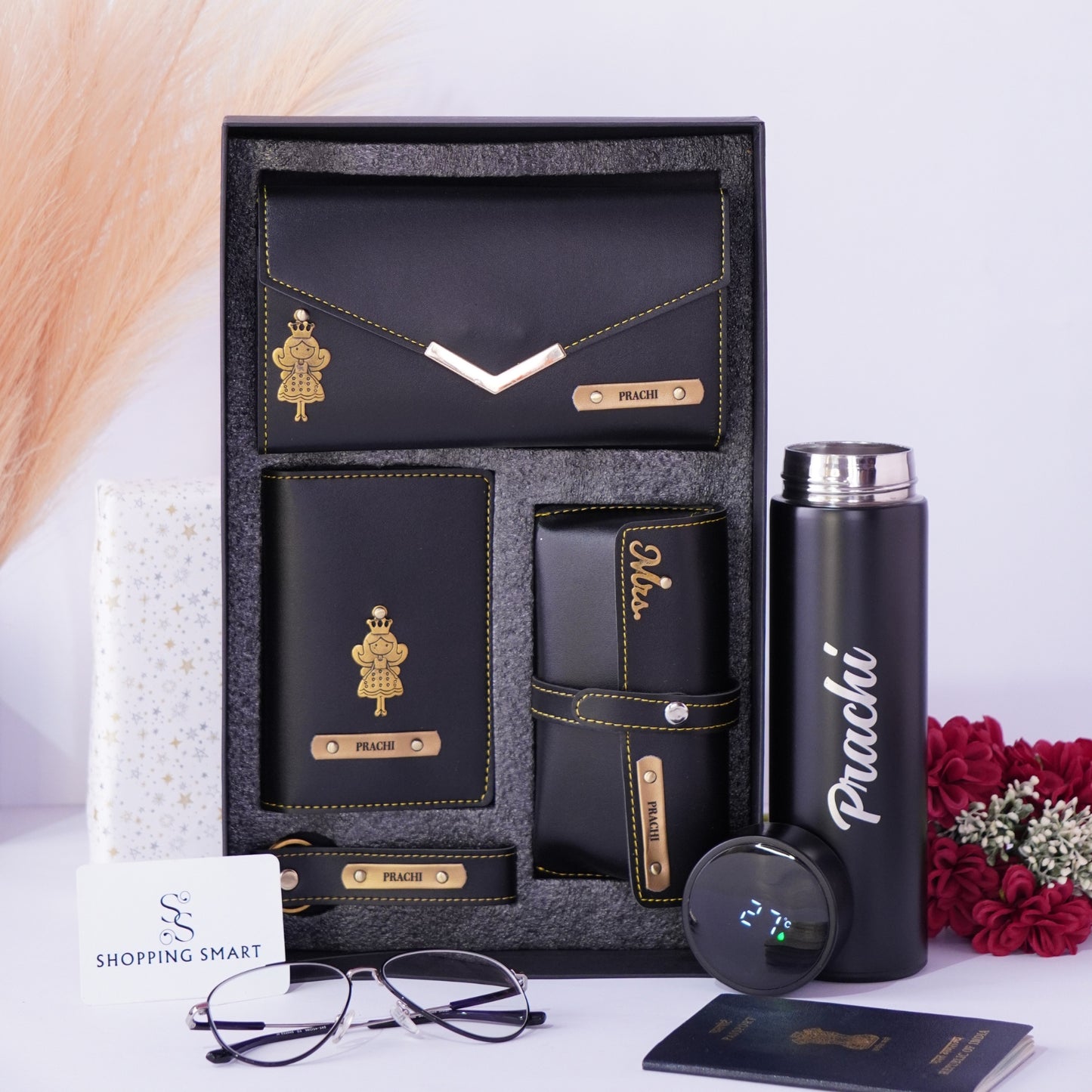 Personalized Gift Set Hamper for Women - Includes 1 Free Bottle