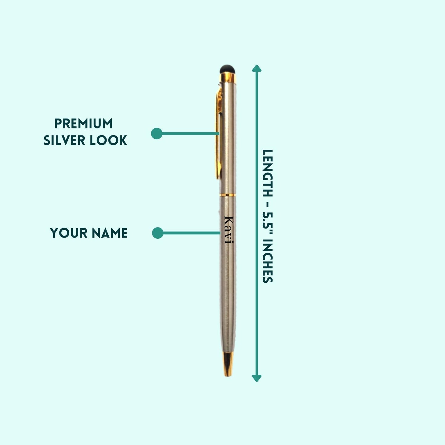 Personalized Premium Silver Color Pen
