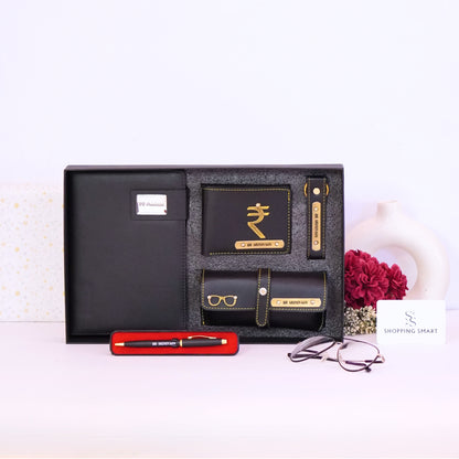 5 in 1 Gift Hamper for Men with Diary & Pen