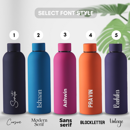 Aqua Thirst Water Bottle - Personalized