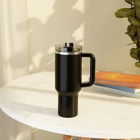 Double Walled Vacuum Insulated Tumbler - Black