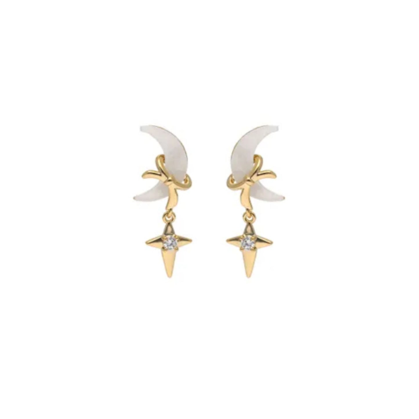 American Diamond Dangler Earrings